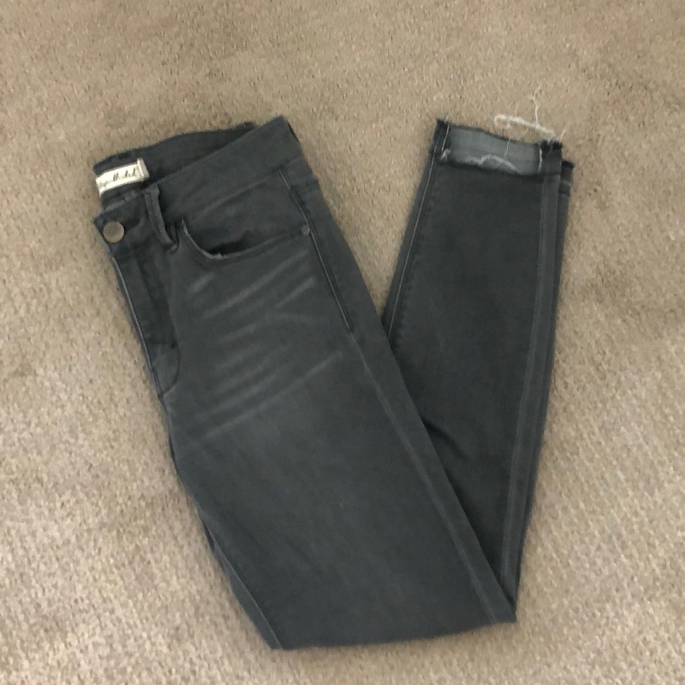 Unpublished distressed Gray jeans